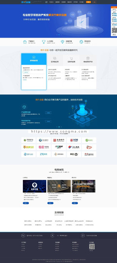帝国CMS开发的区块链开发公司企业网站源码